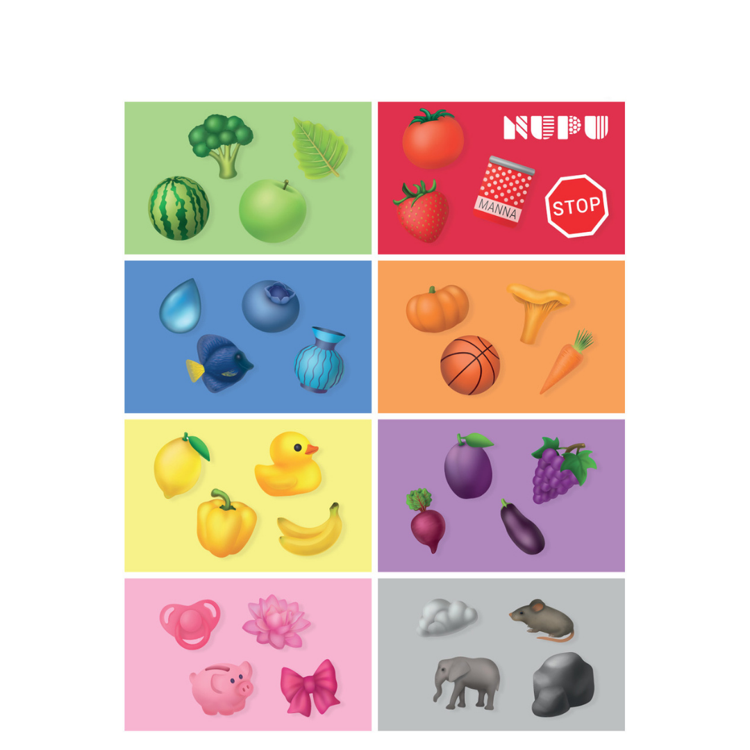 Värvid (seinale) – Nupu- Arendavad mänguasjad lastele